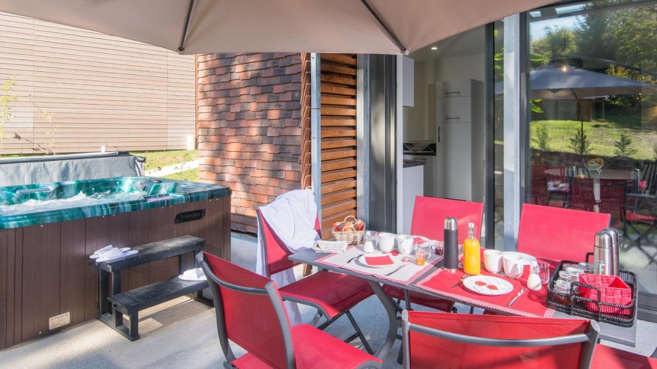 Plein Sud Avec Jacuzzi Privatif Et Parking Prive Apartment ซาร์ลา-ลา-กาเนดา ภายนอก รูปภาพ
